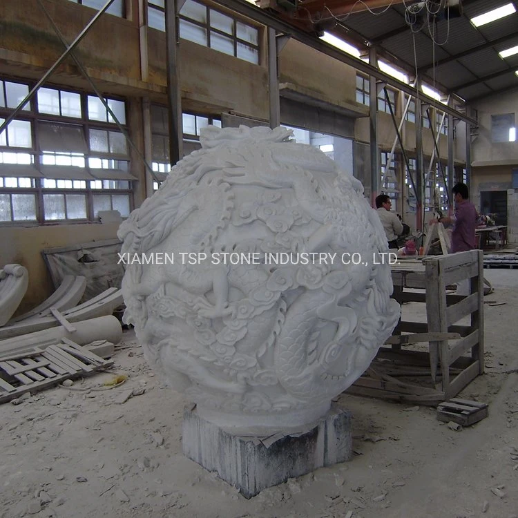 White Marble/Granite Stone Hand Carved Garden Sculpture/Statue/Animal Carving for Garden Landscape